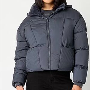 Arizona Womens Heavyweight Juniors Puffer Jacket (color black🖤🖤
